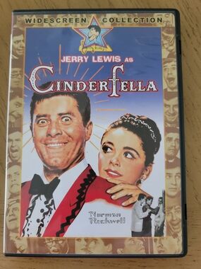 Jerry Lewis as Cinderfella DVD - Blue & Red Cover